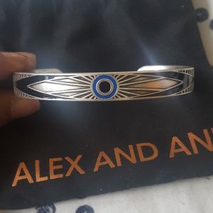 NWOT Alex and Ani Meditating Eye Bracelet